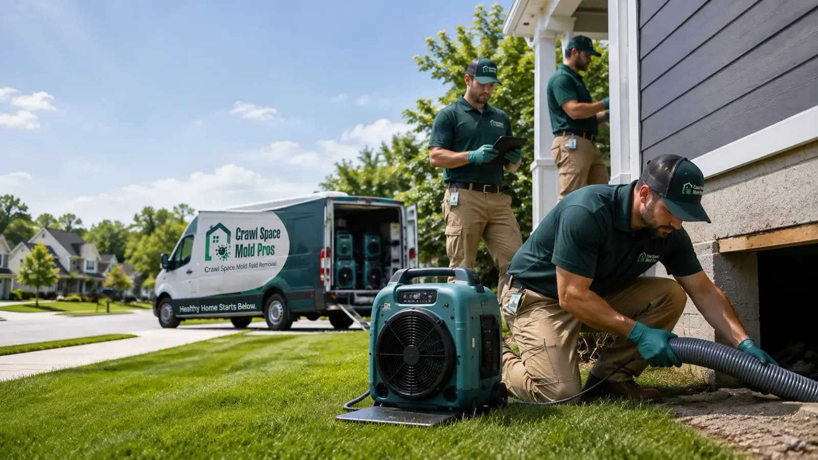 Crawl Space Mold Removal in Nanjemoy, MD